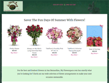 Tablet Screenshot of myflowerspace.com